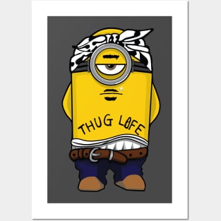 Minion Thug Life Posters and Art